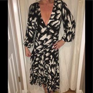 bebe Long Flowing Dress Size M